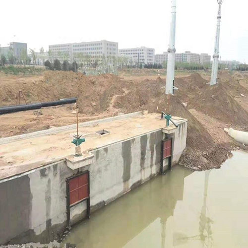 东莞长安污水处理厂 拱形铸铁闸门案例